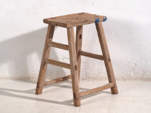 Pareja de taburetes antiguos para mesitas de noche (c.1900). Conjunto de 2 piezas #3