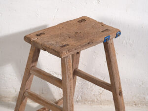 Pareja de taburetes antiguos para mesitas de noche (c.1900). Conjunto de 2 piezas #3