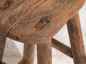 Taburete pequeño antiguo (c.1900) #2