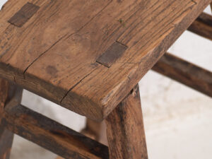 Taburetes orientales antiguos (c.1900). Conjunto de 2 piezas #7