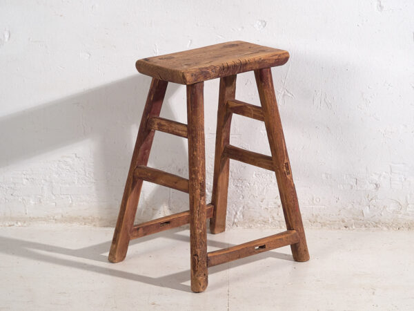 Pair of Antique oriental stools (c.1900) #7