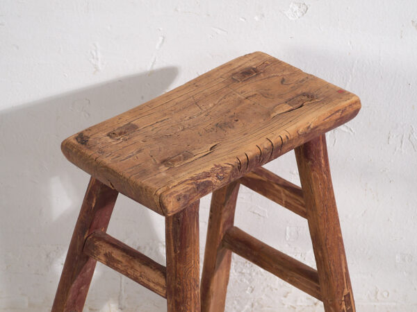 Pair of Antique oriental stools (c.1900) #7