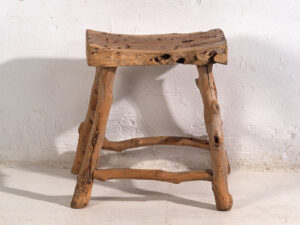 Antique wabi sabi style stool (c.1900) #3