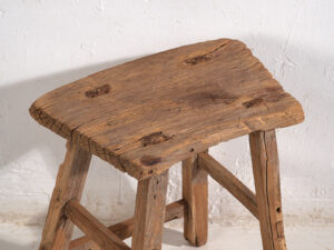 Antique primitive style stool (c.1900) #5