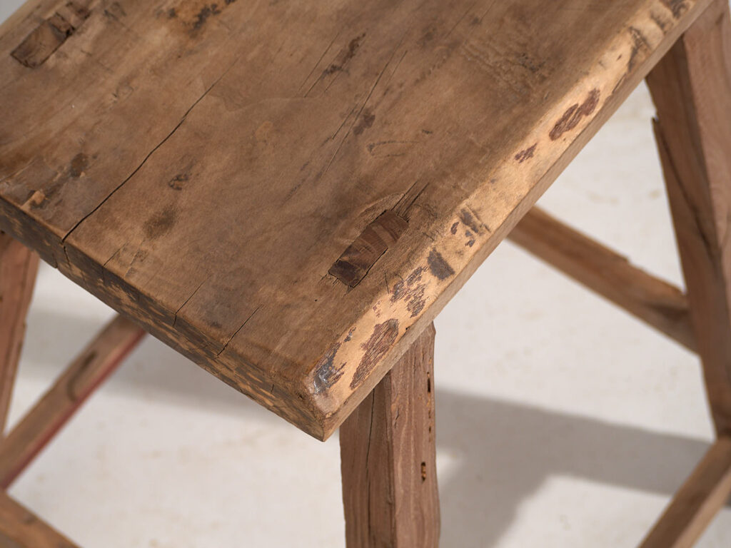 Antique high stool (c.1900) #6