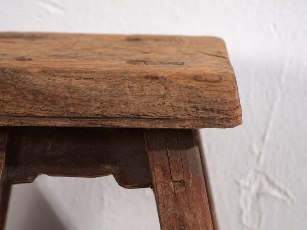 Pequeño taburete antiguo (c.1900) #7