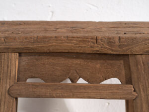 Taburete asiático antiguo (c.1900) #8