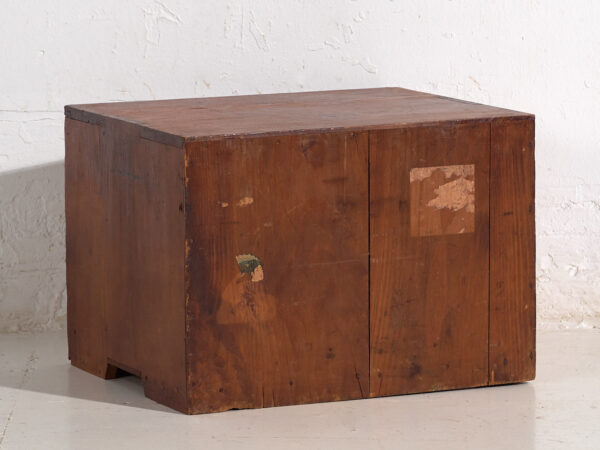 Kodansu japonés antiguo en cedro con compartimentos y cajón inferior, Taishō–Showa temprano (c. 1915–1945) #24