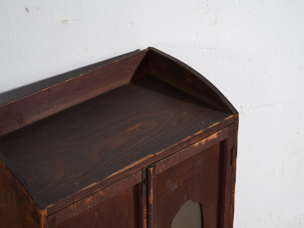 Mueble auxiliar japonés kodansu con puertas acristaladas, periodo Taishō–Showa temprano (c. 1915–1940) #30