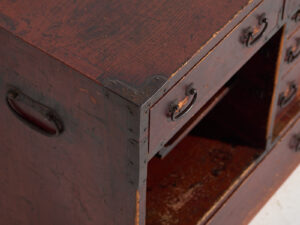 Choba-dansu japonés antiguo en madera de cedro, periodo Meiji/Taishō (c. 1890–1920) #45