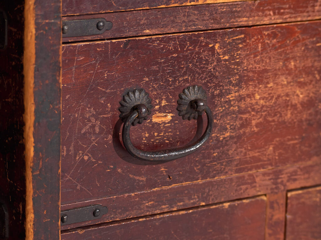 Choba-dansu japonés antiguo en madera de cedro, periodo Meiji/Taishō (c. 1890–1920) #45