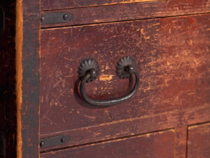 Choba-dansu japonés antiguo en madera de cedro, periodo Meiji/Taishō (c. 1890–1920) #45