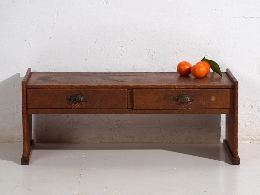 Mesa baja Chabudai japonesa antigua - Periodo Showa (c.1926-1970) #3