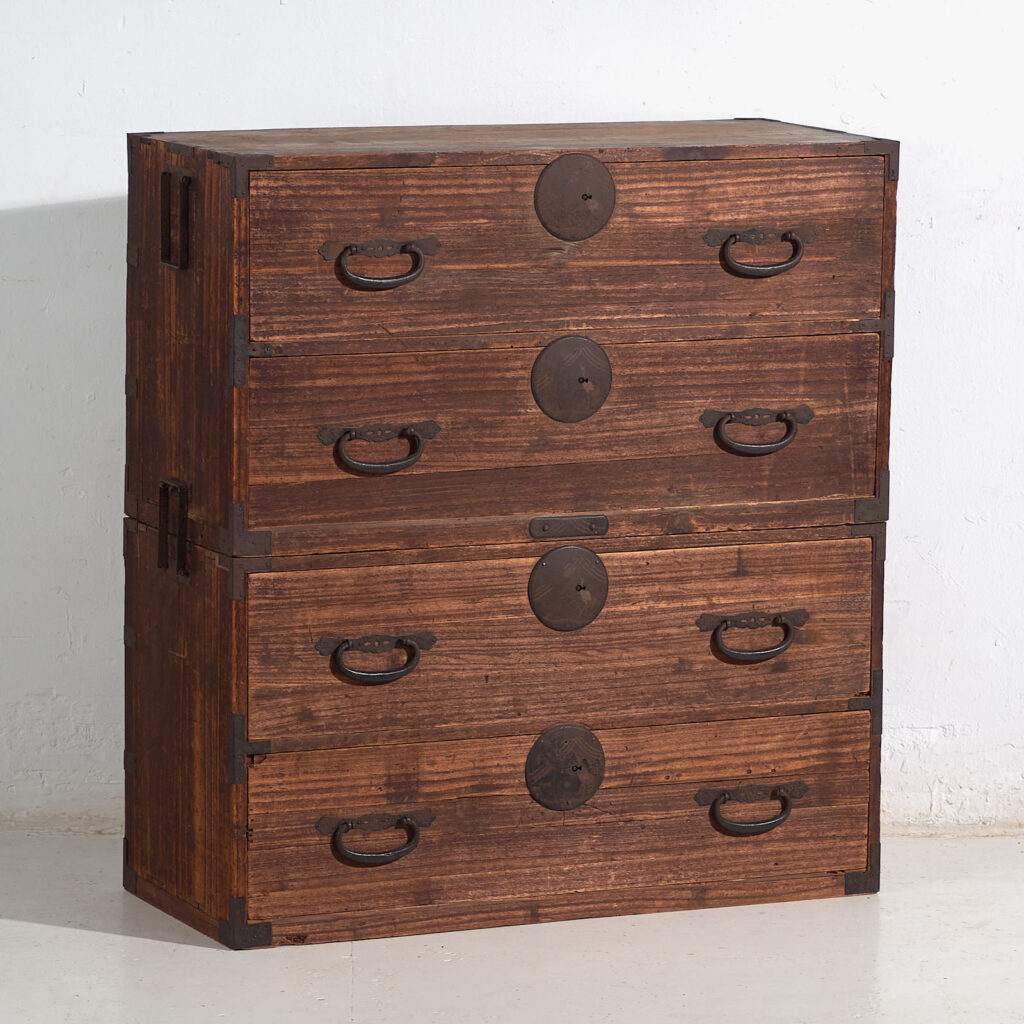 Cómoda japonesa Tansu antigua- Periodo Meiji / Taishō (c.1868-1926) #5