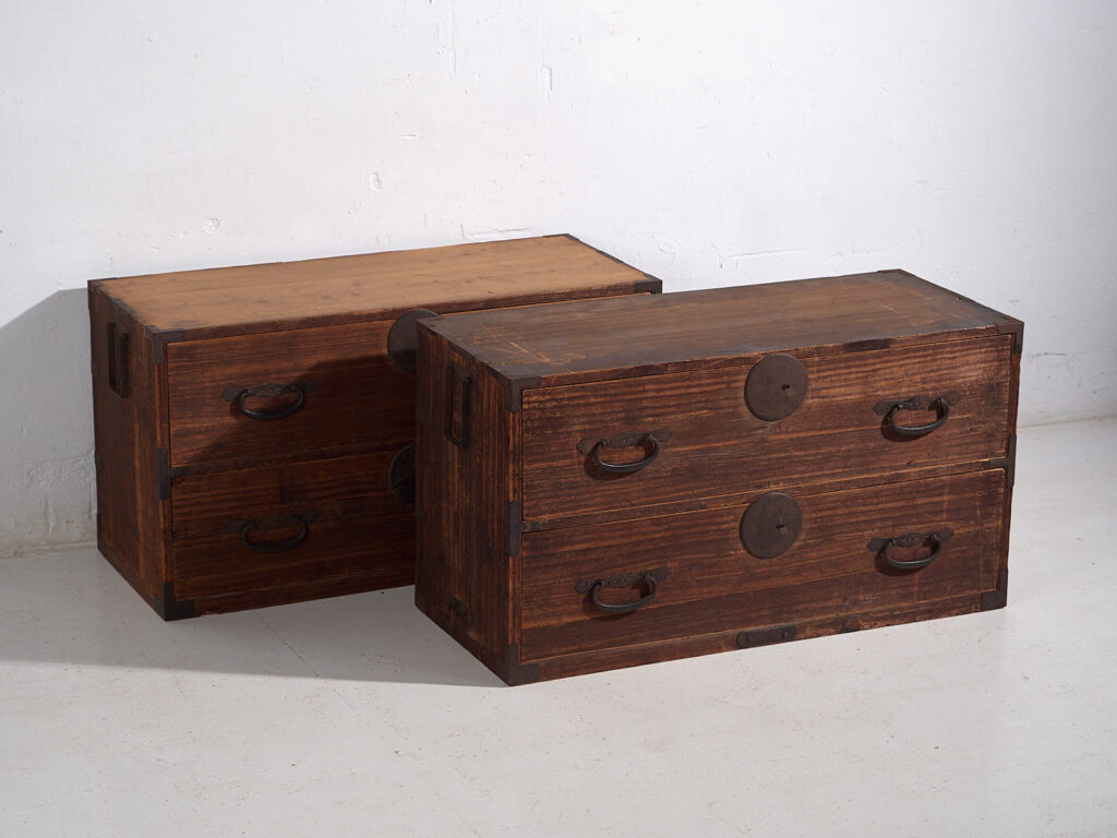 Cómoda japonesa Tansu antigua- Periodo Meiji / Taishō (c.1868-1926) #5