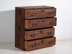 Cómoda japonesa Tansu antigua- Periodo Meiji / Taishō (c.1868-1926) #5