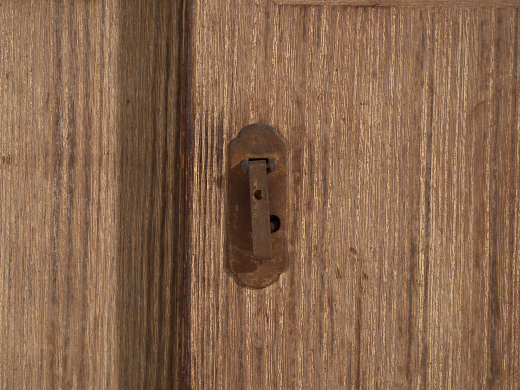 Armario bajo con puertas correderas antiguo - Periodo Taishō / Showa (c.1920-1970) #9