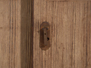 Armario bajo con puertas correderas antiguo - Periodo Taishō / Showa (c.1920-1970) #9