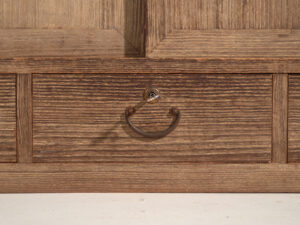 Armario bajo con puertas correderas antiguo - Periodo Taishō / Showa (c.1920-1970) #9