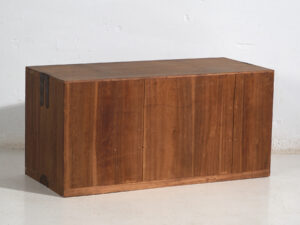 Armario bajo con puertas correderas antiguo - Periodo Taishō / Showa (c.1920-1970) #9