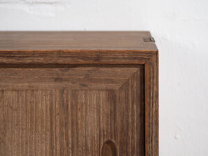 Armario bajo con puertas correderas antiguo - Periodo Taishō / Showa (c.1920-1970) #9