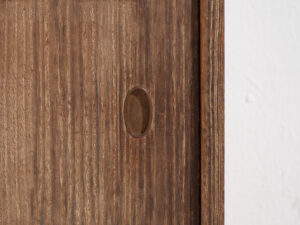 Armario bajo con puertas correderas antiguo - Periodo Taishō / Showa (c.1920-1970) #9