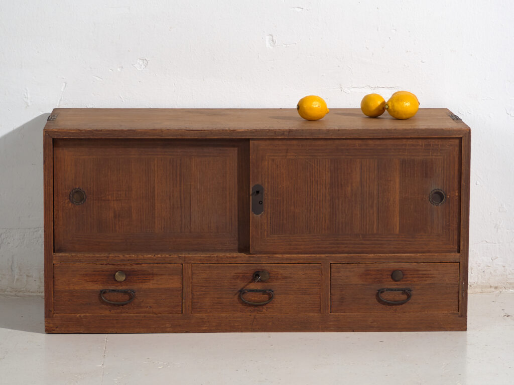 Tansu bajo antiguo - Periodo Taishō / Showa (c.1920-1970) #7