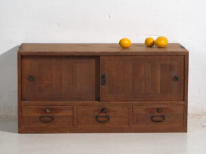 Tansu bajo antiguo - Periodo Taishō / Showa (c.1920-1970) #7