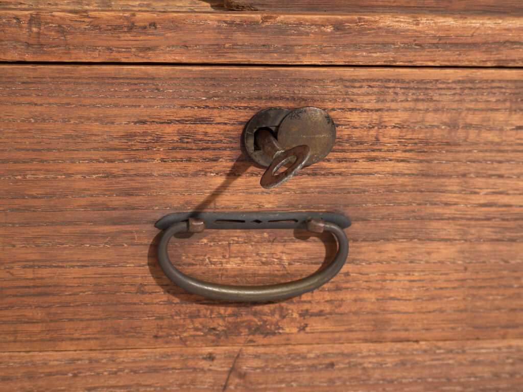 Tansu bajo antiguo - Periodo Taishō / Showa (c.1920-1970) #7