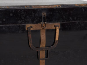 Cofre japonés antiguo de color oscuro - Periodo Meiji / Taishō (c.1868-1926) #13