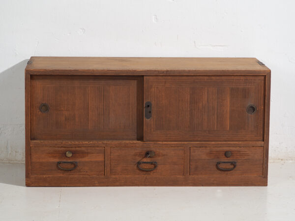 Tansu bajo antiguo - Periodo Taishō / Showa (c.1920-1970) #7