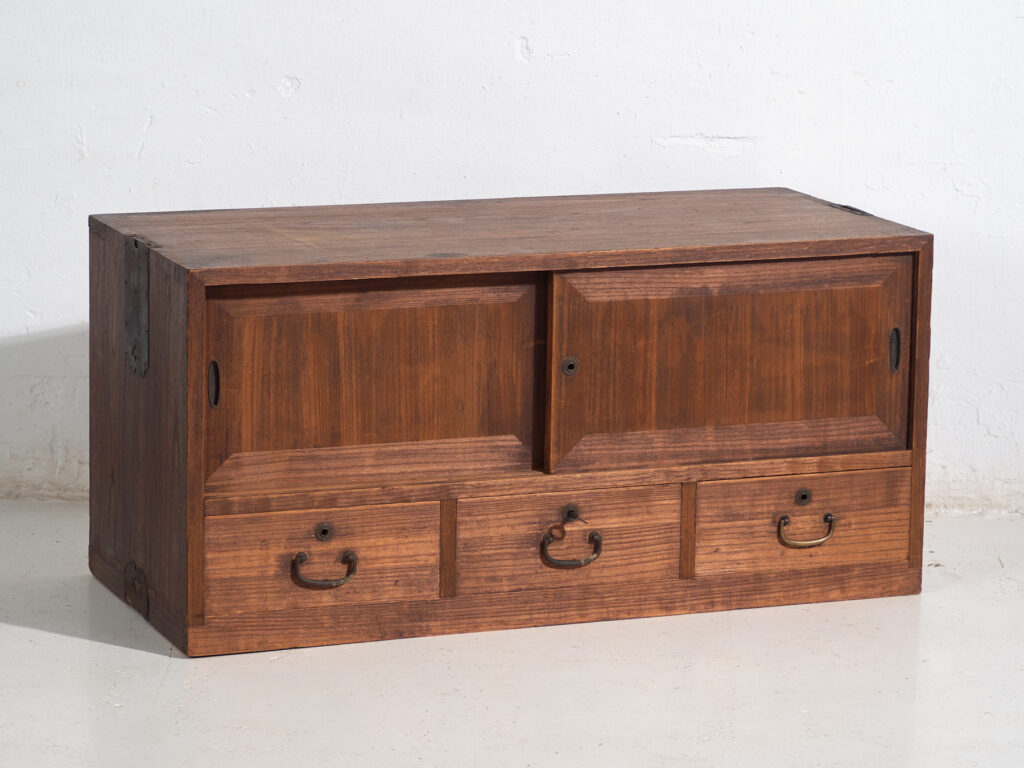 Armario bajo antiguo - Periodo Taishō / Showa (c.1920-1970) #15