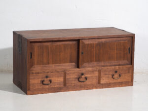 Armario bajo antiguo - Periodo Taishō / Showa (c.1920-1970) #15