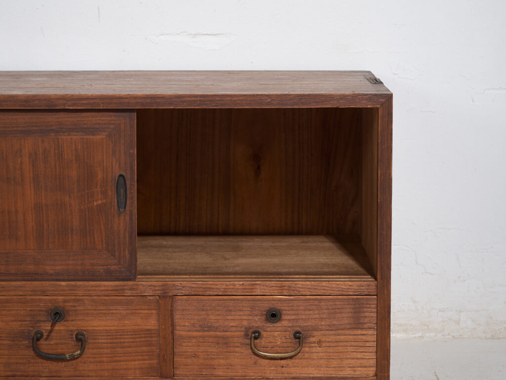 Armario bajo antiguo - Periodo Taishō / Showa (c.1920-1970) #15