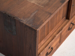 Armario bajo antiguo - Periodo Taishō / Showa (c.1920-1970) #15