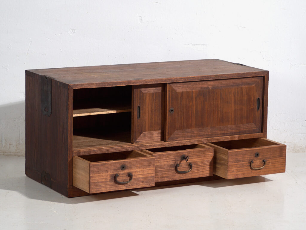 Armario bajo antiguo - Periodo Taishō / Showa (c.1920-1970) #15