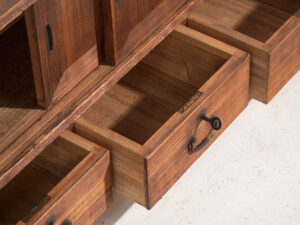 Armario bajo antiguo - Periodo Taishō / Showa (c.1920-1970) #15