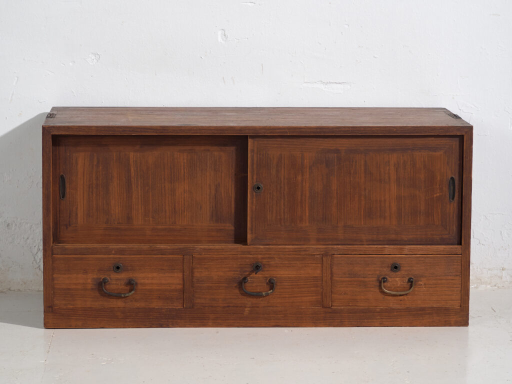 Armario bajo antiguo - Periodo Taishō / Showa (c.1920-1970) #15