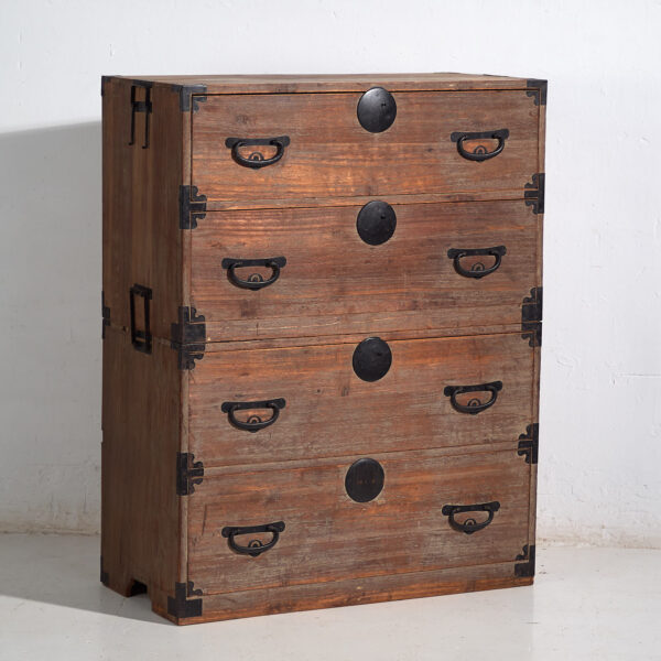 Ancienne commode japonaise Tansu - Période Meiji / Taishō (c.1868-1926) #24