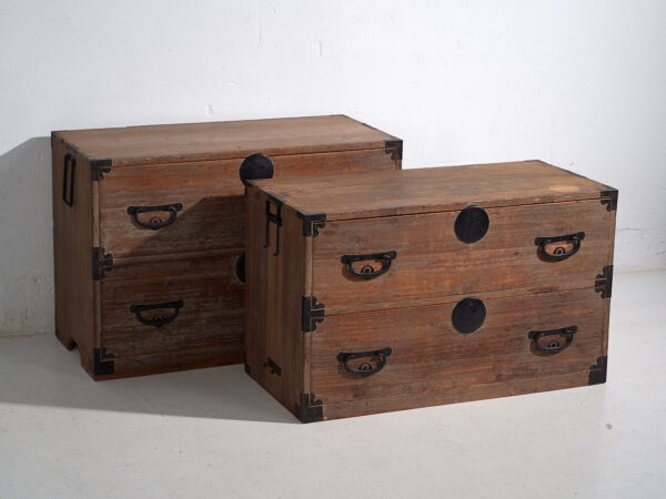 Cajonera Tansu japonesa antigua - Periodo Meiji / Taishō (c.1868-1926) #24