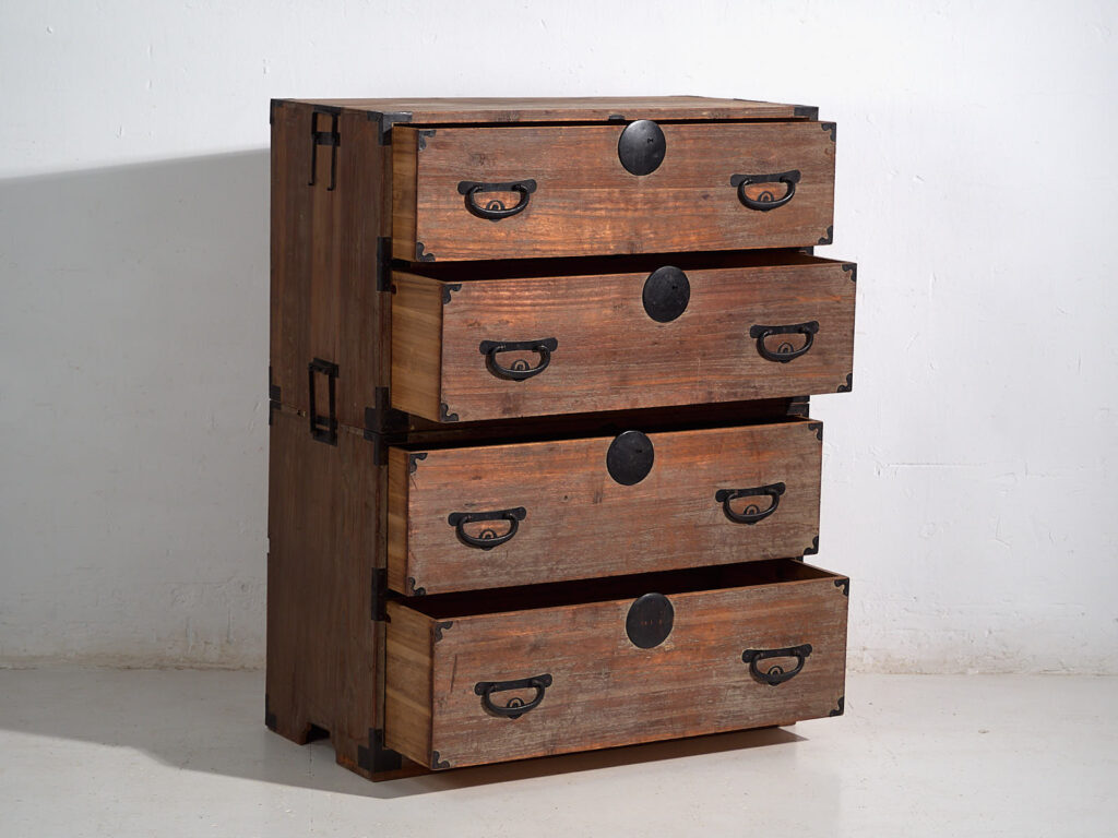 Cajonera Tansu japonesa antigua - Periodo Meiji / Taishō (c.1868-1926) #24