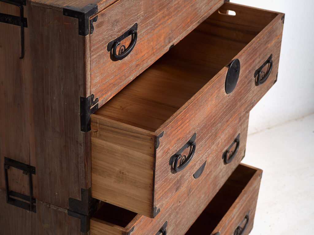 Cajonera Tansu japonesa antigua - Periodo Meiji / Taishō (c.1868-1926) #24