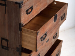 Cajonera Tansu japonesa antigua - Periodo Meiji / Taishō (c.1868-1926) #24