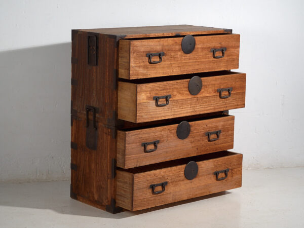 Tansu japonais ancien - Période Meiji / Taishō (c.1868-1926) #25