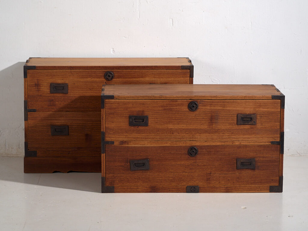 Cómoda antigua japonesa Tansu de comerciante - Periodo Taishō / Showa (c.1912-1945) #36