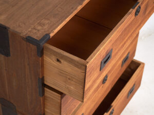 Cómoda antigua japonesa Tansu de comerciante - Periodo Taishō / Showa (c.1912-1945) #36