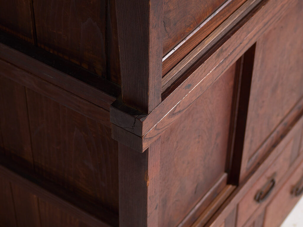 Armario Mizuya tansu japonés antiguo - Periodo Taishō / Showa (c.1912-1945) #38