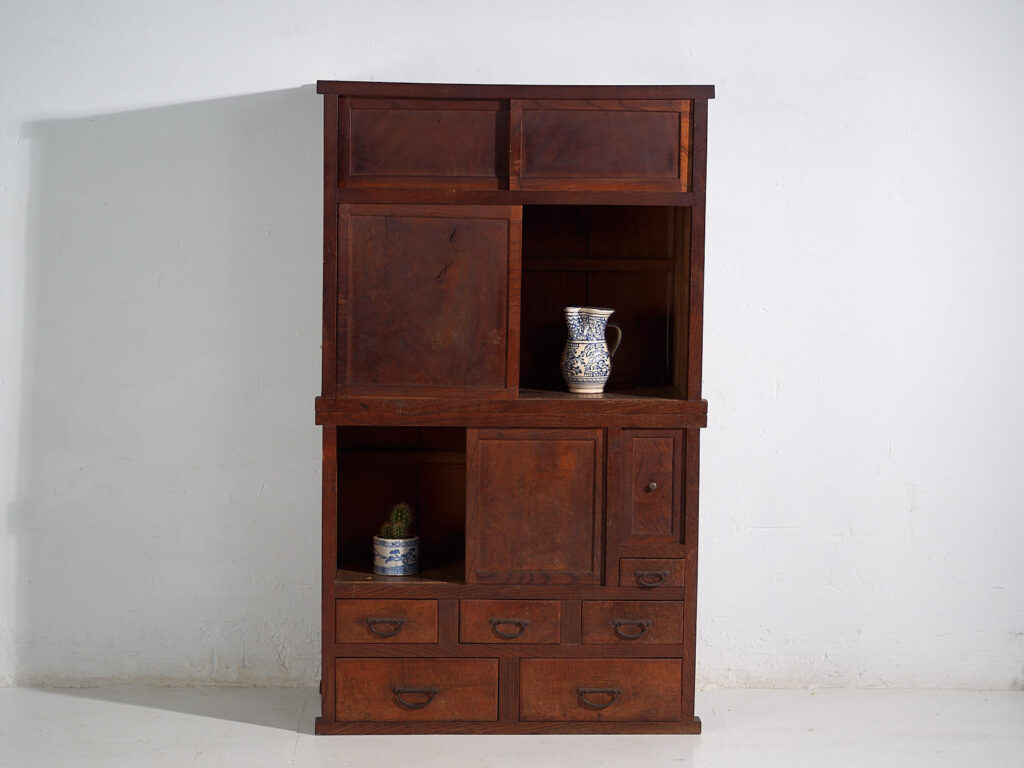 Armario Mizuya tansu japonés antiguo - Periodo Taishō / Showa (c.1912-1945) #38