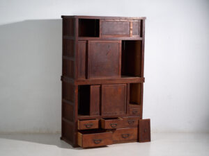 Armario Mizuya tansu japonés antiguo - Periodo Taishō / Showa (c.1912-1945) #38