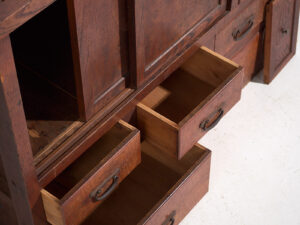 Armario Mizuya tansu japonés antiguo - Periodo Taishō / Showa (c.1912-1945) #38